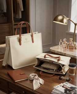 MADIVE Eclipse Luxe Tote styled for everyday luxury wear